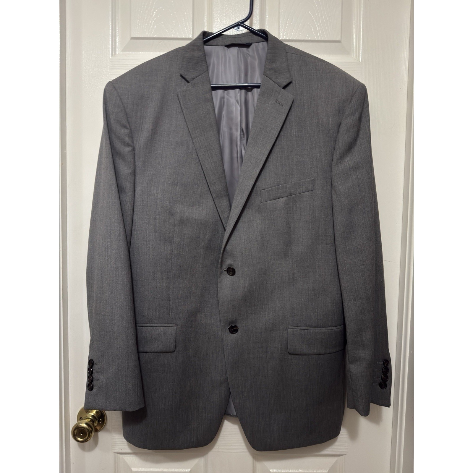 Ralph Ralph Lauren Dillard's Men Gray Sport Coat Jacket Wool 46r Vintage? Euc